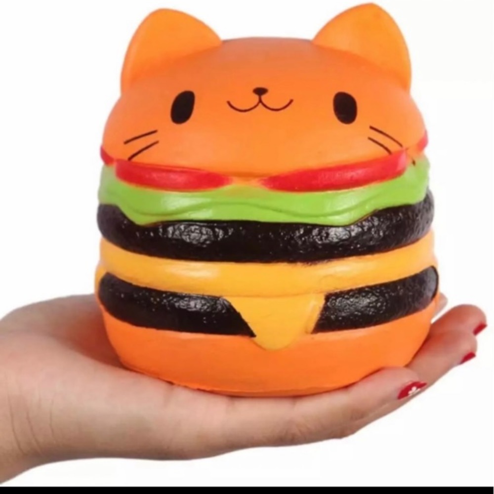 Jumbo Squishy Kawaii Squishies Slow Rising Stress Relief Squeeze Toys hamburger